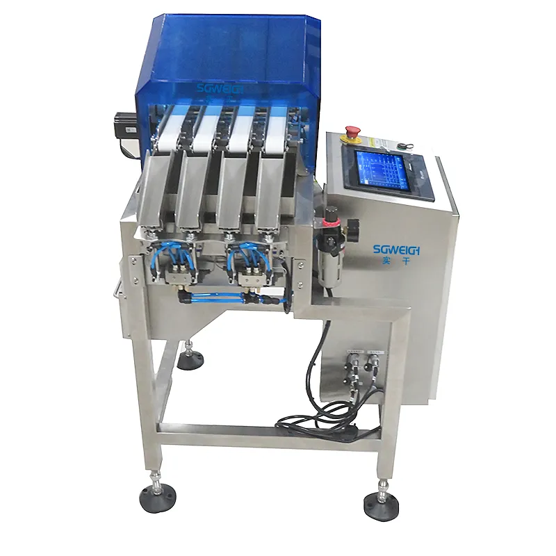 Strip Sachet Multi-Channel Checkweigher Inline Multi-Lane Weight Checking Machine