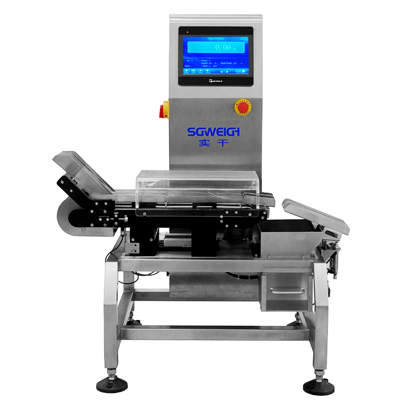Dual-Lane Pouch Conveyor Checkweigher High-Speed Packaging Line Checkweigher