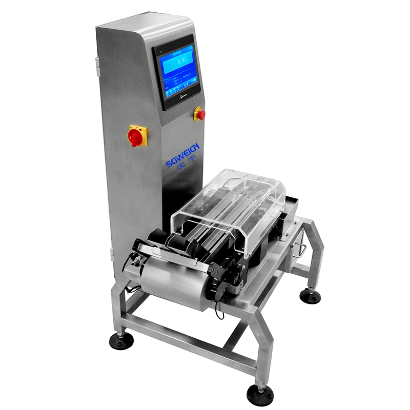 Dual-Lane Pouch Conveyor Checkweigher High-Speed Packaging Line Checkweigher