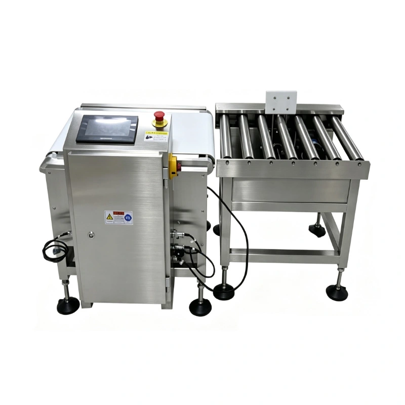 Automatic High-Capacity Checkweigher for Heavy Bags Roller Conveyor Weight Checker