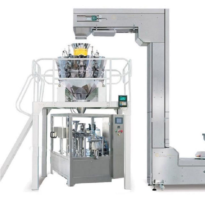 1000g Spice MuParticle Powder Packaging Machine Multihead Weigher System