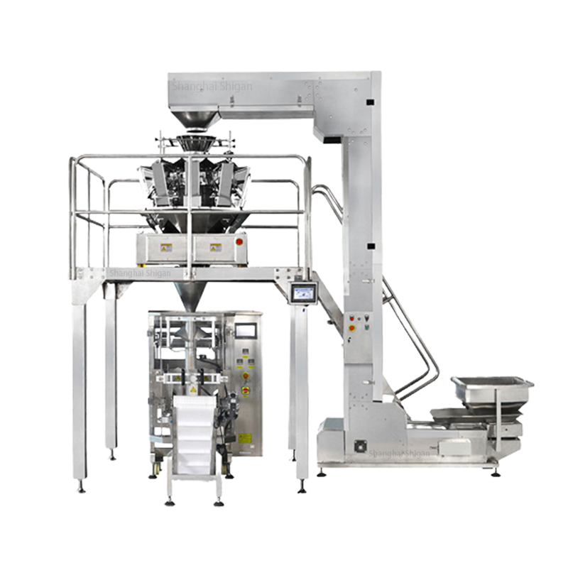 Food Multhead Weigher Packing Machine Line