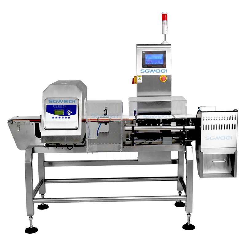 Integrated Checkweigher and Metal Detection Machine For Production Line