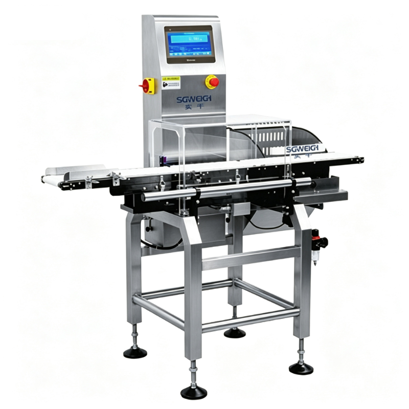Bread Inline Checkweigher with Pushing Rejector