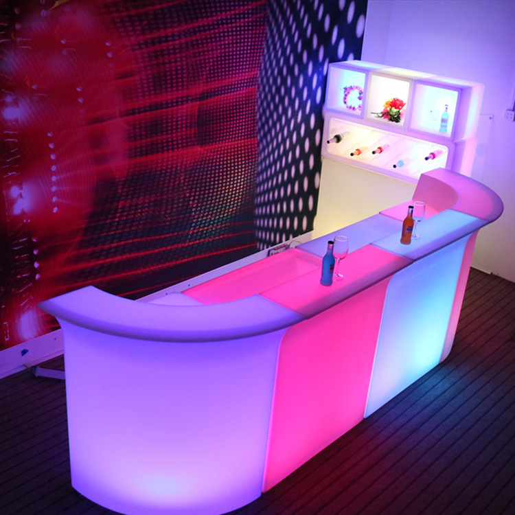 led mobile bar | Led Illuminated modular bar