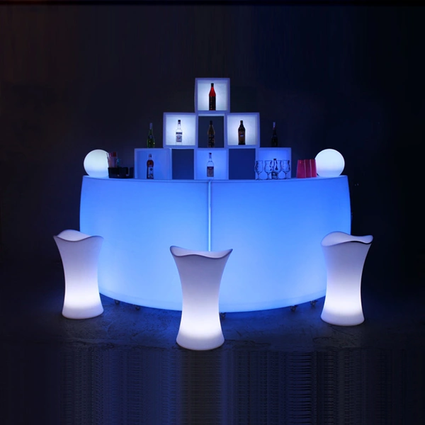 barra de bar iluminada con led | barras portatiles para eventos