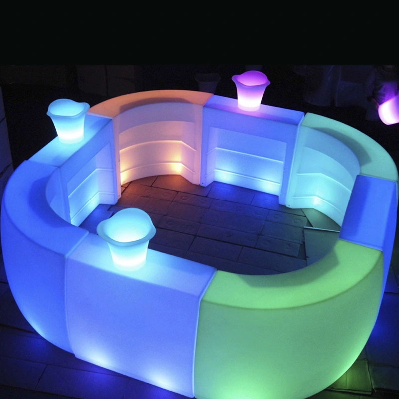 barras portatiles para eventos | barra movil led multicolor