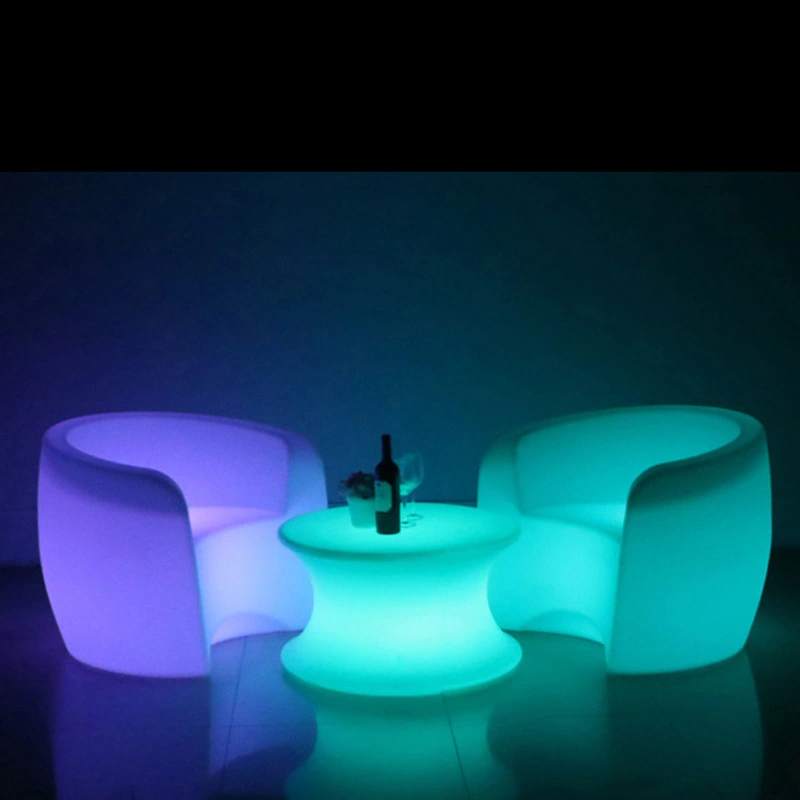 مصنع أثاث خارجي led | طاولة قهوة مضيئة في الصين