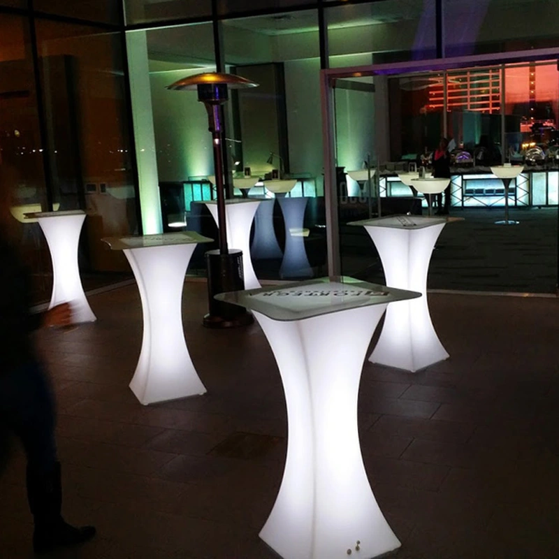 Glow Cocktail Table For Sale | Led Light Up Bar Table