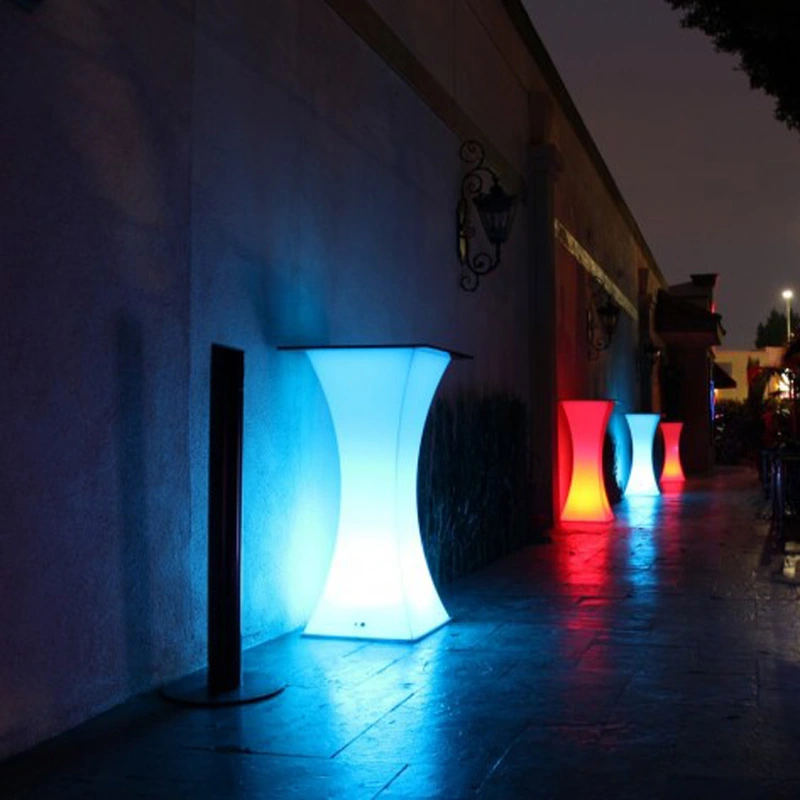 Glow Cocktail Table For Sale | Led Light Up Bar Table