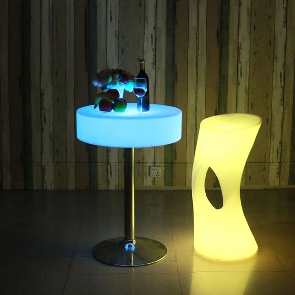 LED round highboy table | high top party tables