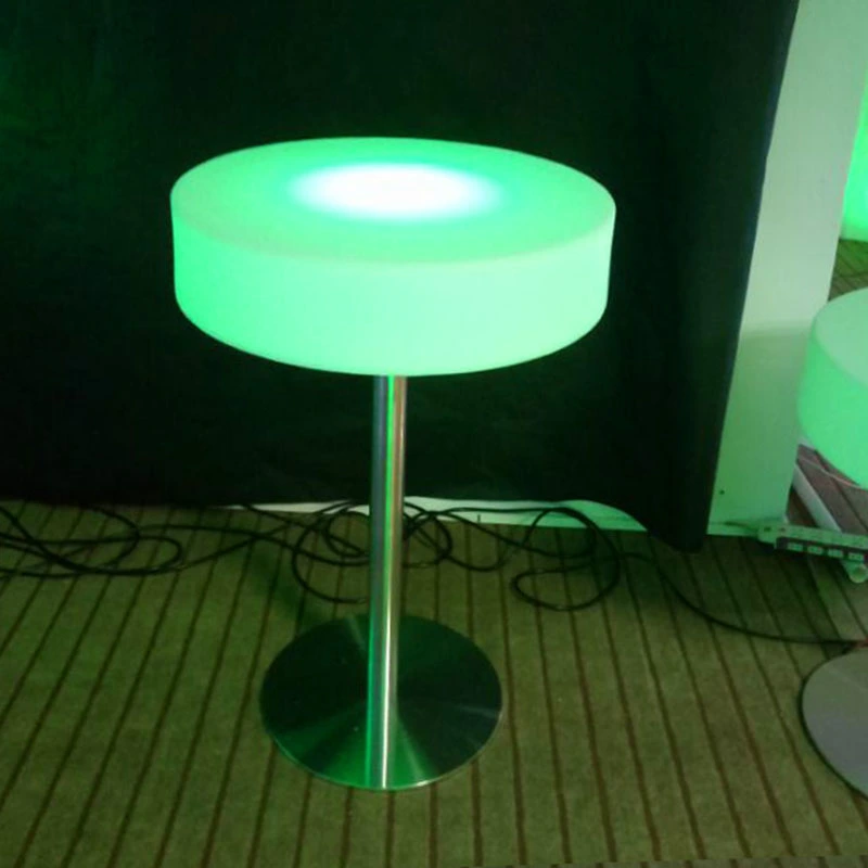 LED round highboy table | high top party tables