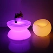 mesa de té con luz led | mesa auxiliar iluminada | mesa iluminada