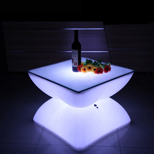 mesa auxiliar iluminada | mesa auxiliar led | mesa auxiliar resplandor | mesa led