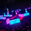 banc lumineux pour événements | banc led usine de meubles de patio