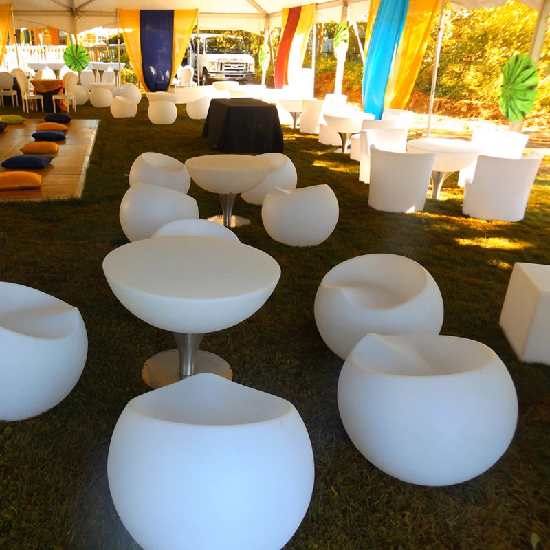 كراسي خارجية led | تتوهج في الكراسي الخارجية المظلمة