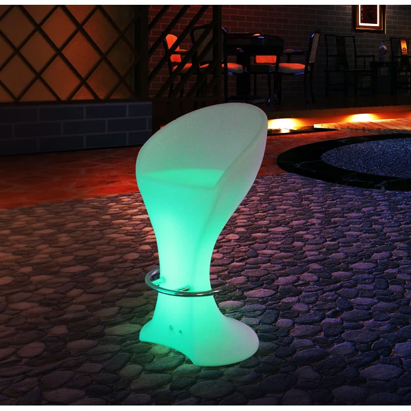 silla de bar taburete alto led | fabricante de muebles de bar led en china