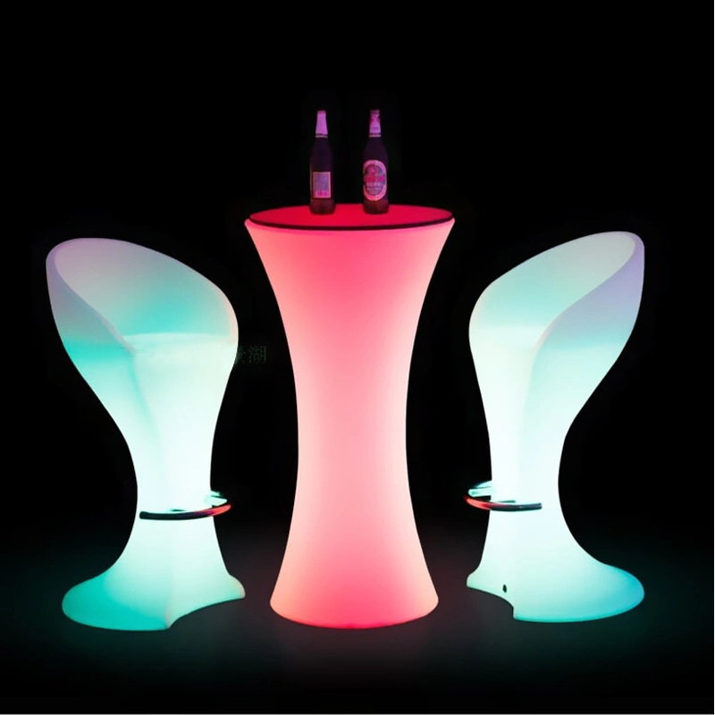 silla de bar taburete alto led | fabricante de muebles de bar led en china