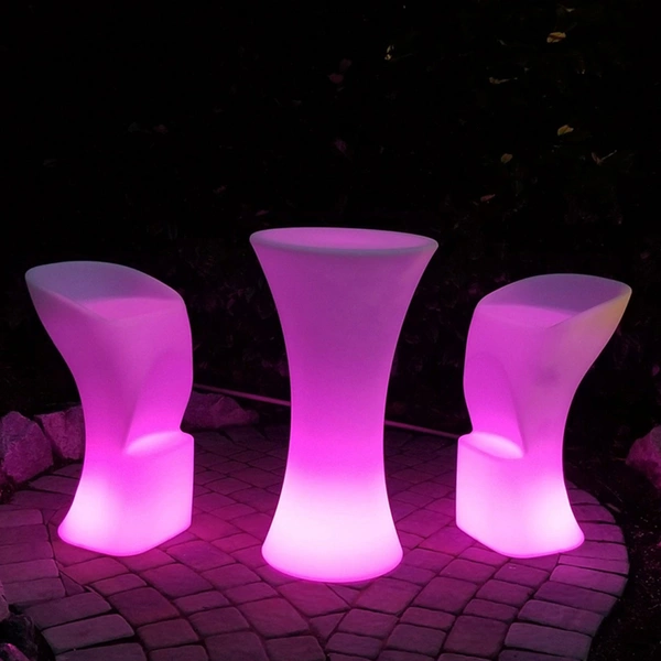 tabourets et tables de bar à led | illuminer les tabourets de bar meubles led