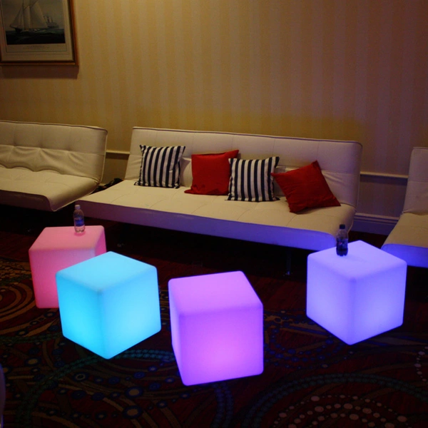fabricant de chaise cube led | chaise cube lumineuse pour événements