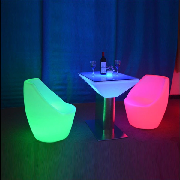 chaises de salle à manger multicolores | usine de chaise de salle à manger de couleur led
