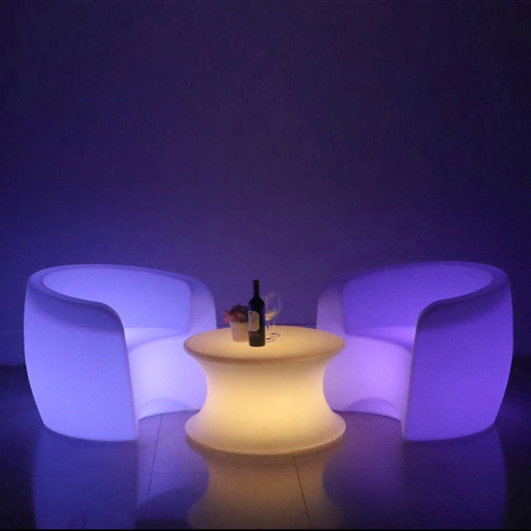 fauteuils avec éclairage led | chaise multicolore illuminée en gros