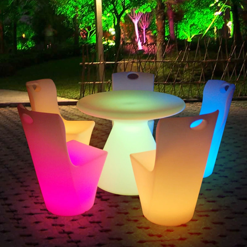 fabricante de muebles de comedor led | mesa de comedor led redonda