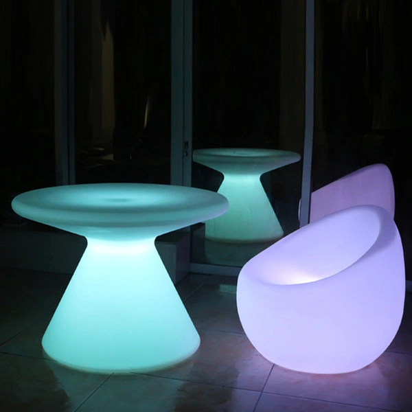 fabricante de muebles de comedor led | mesa de comedor led redonda