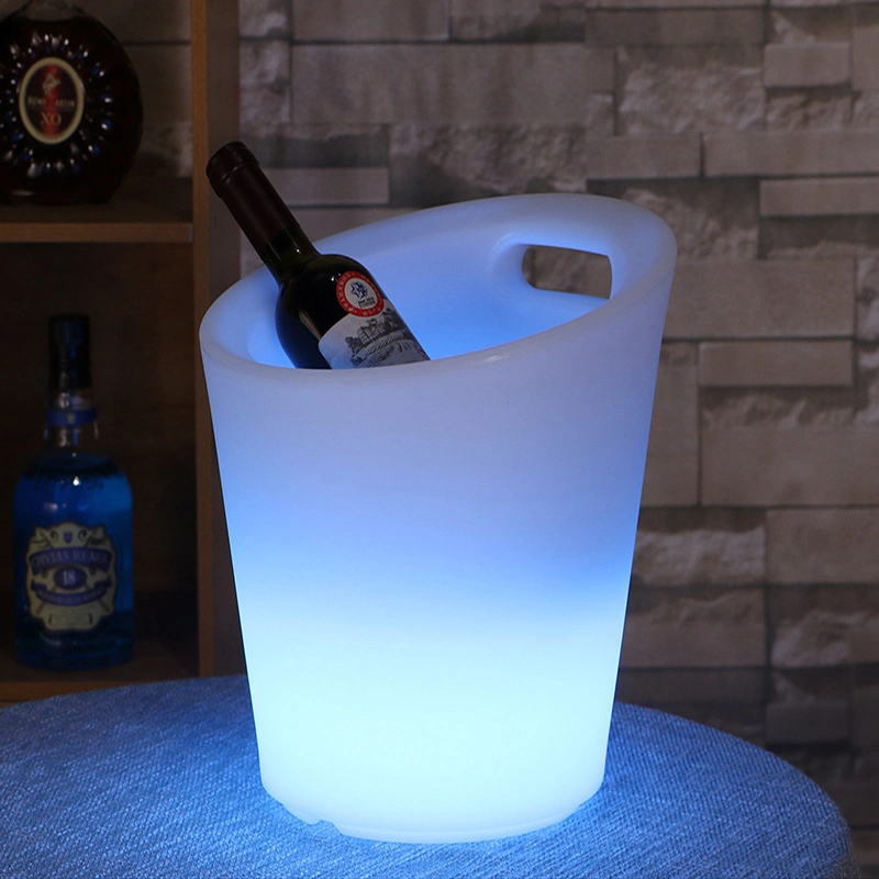دلو مبرد نبيذ led | تغيير لون الشركة المصنعة دلو الجليد
