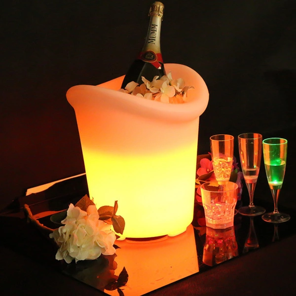 meilleur fournisseur de seau à glace éclairé de qualité | seau à glace en gros