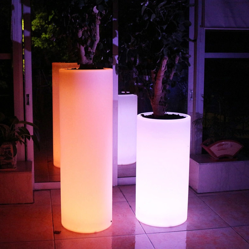 light up flower pots for sale | large light up plant pots supplier