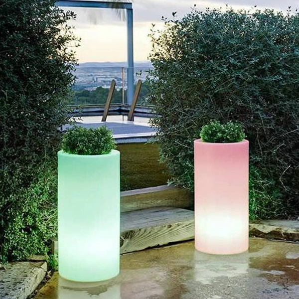 light up flower pots for sale | large light up plant pots supplier
