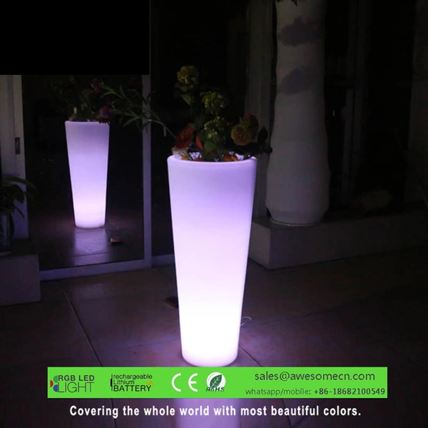 light up flower pots factory | lighted flower pot manufacturer