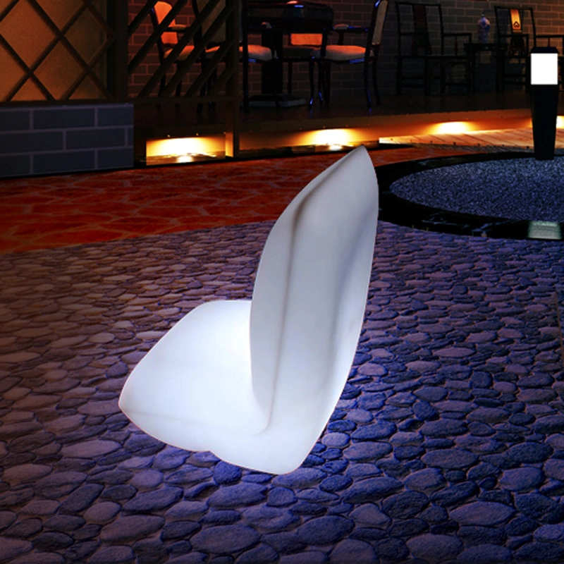 mobilier d'extérieur led coloré | chaise d'extérieur multicolore