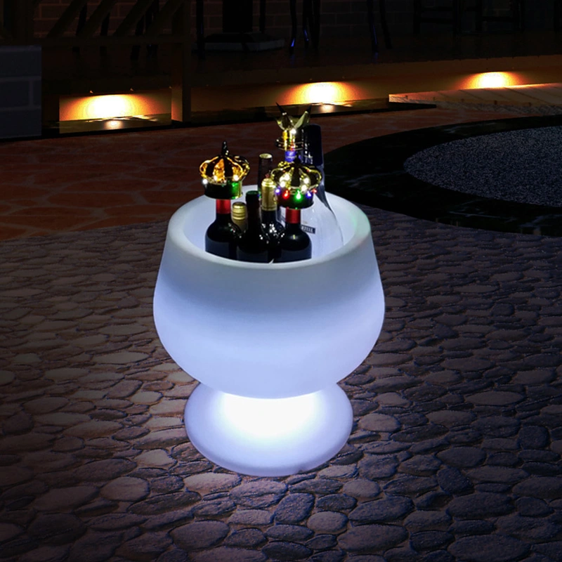 seau à led avec lumière | usine de seau à glace led multicolore  