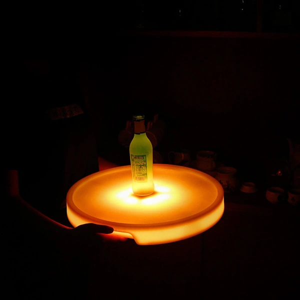 assiette illuminée led accessoires d'événement | bonne assiette éclairante