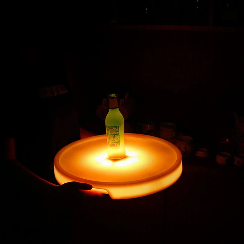 assiette illuminée led accessoires d'événement | bonne assiette éclairante