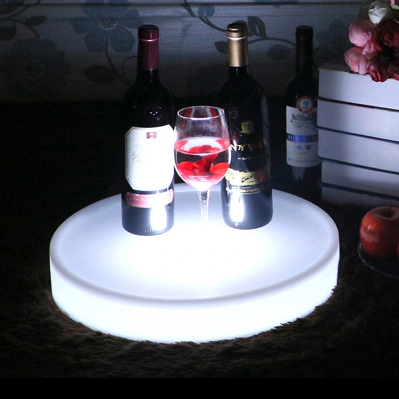 assiette illuminée led accessoires d'événement | bonne assiette éclairante