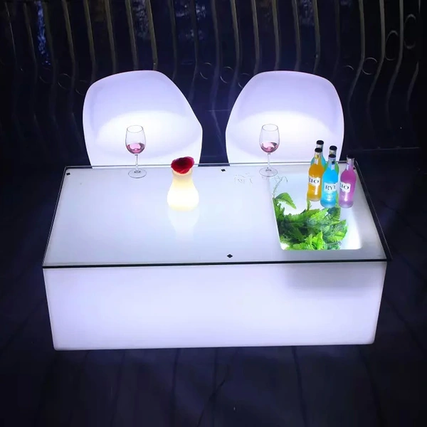 fabrica de muebles con luces led | mesas iluminadas led chinas