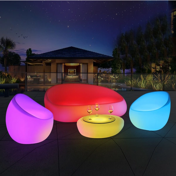 muebles para eventos iluminados | juego de sofás led iluminador