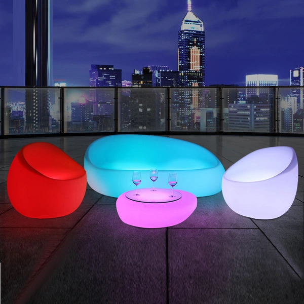 muebles para eventos iluminados | juego de sofás led iluminador