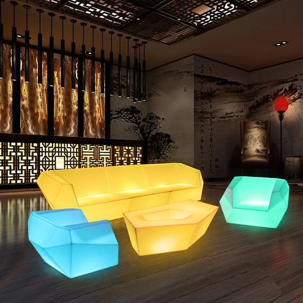 juego de sofás vondom | fabricante de muebles de brillo de sofá led