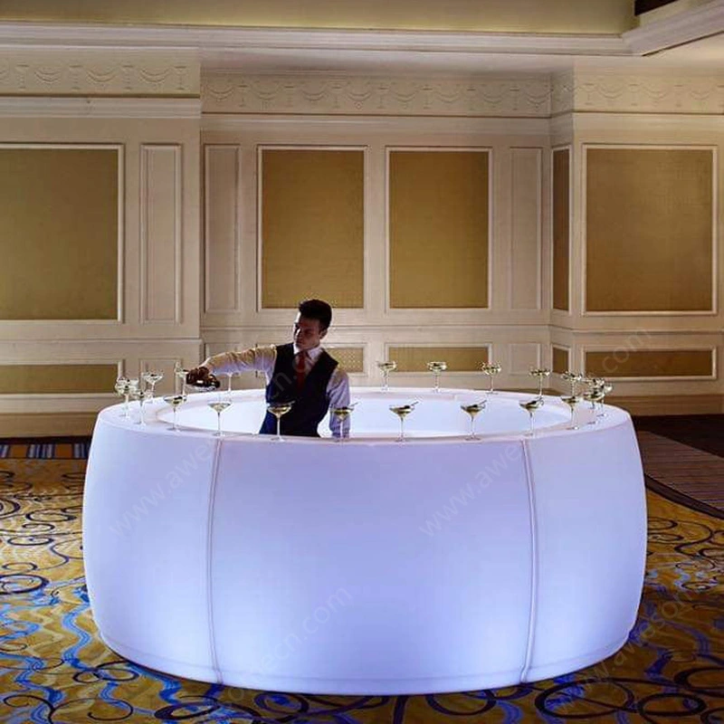 barra de bar iluminada con led | barras portatiles para eventos