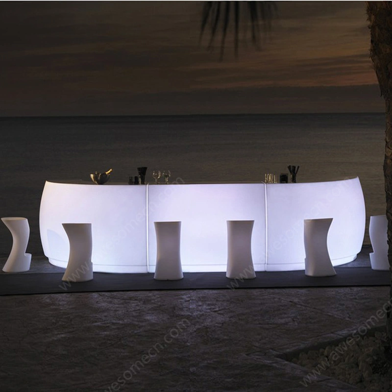 barra de bar iluminada con led | barras portatiles para eventos