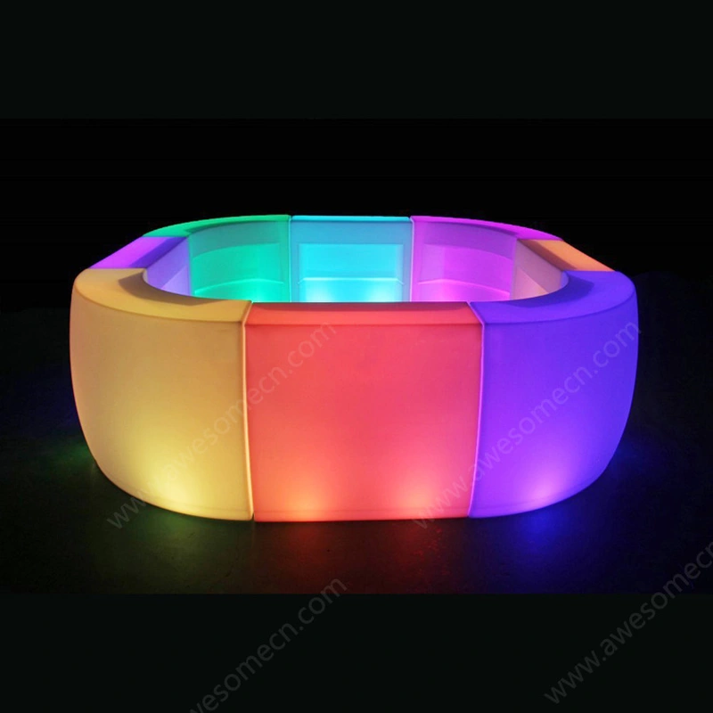 barras portatiles para eventos | barra movil led multicolor