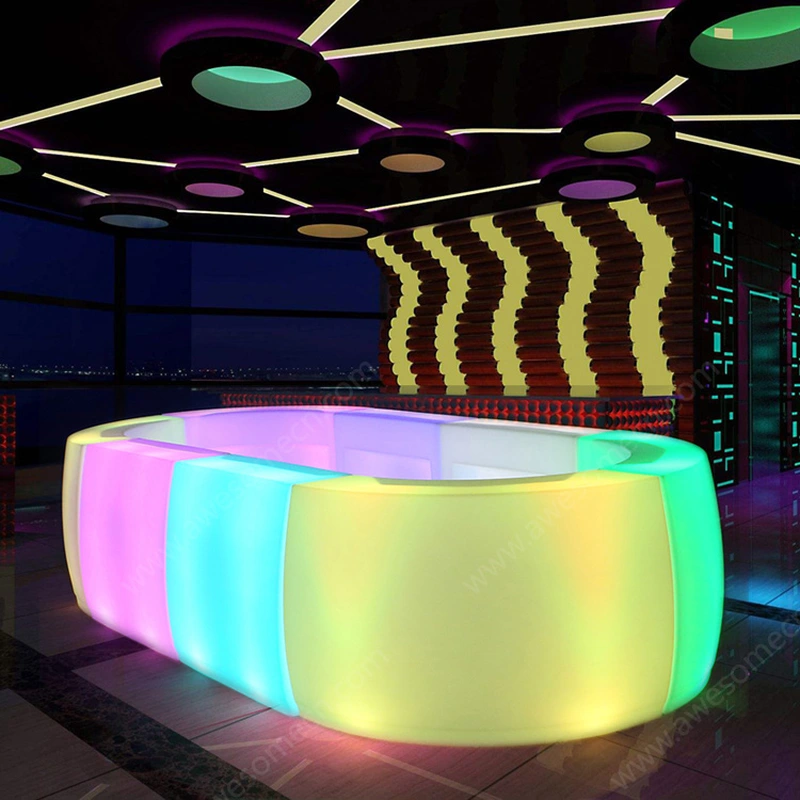 barras portatiles para eventos | barra movil led multicolor