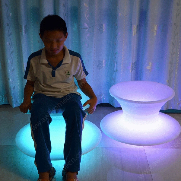 Led Spinning Chair | Outdoor Led Peg-top Chairs Manufacturer