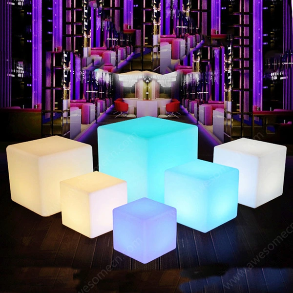 fabricant de chaise cube led | chaise cube lumineuse pour événements