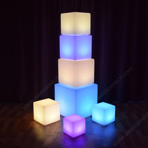 fabricant de chaise cube led | chaise cube lumineuse pour événements
