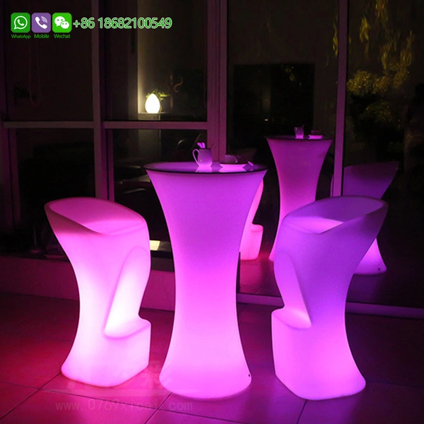 tabourets et tables de bar à led | illuminer les tabourets de bar meubles led